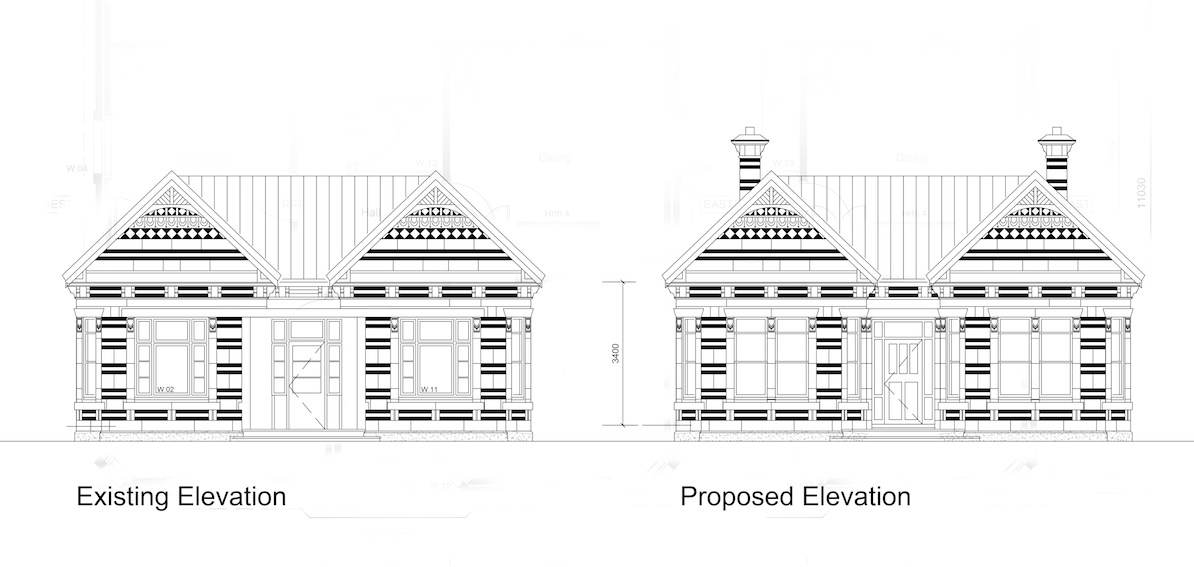 House Muschamp front elevationS