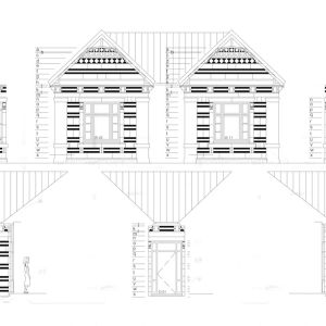 House Muschamp Front Elevation